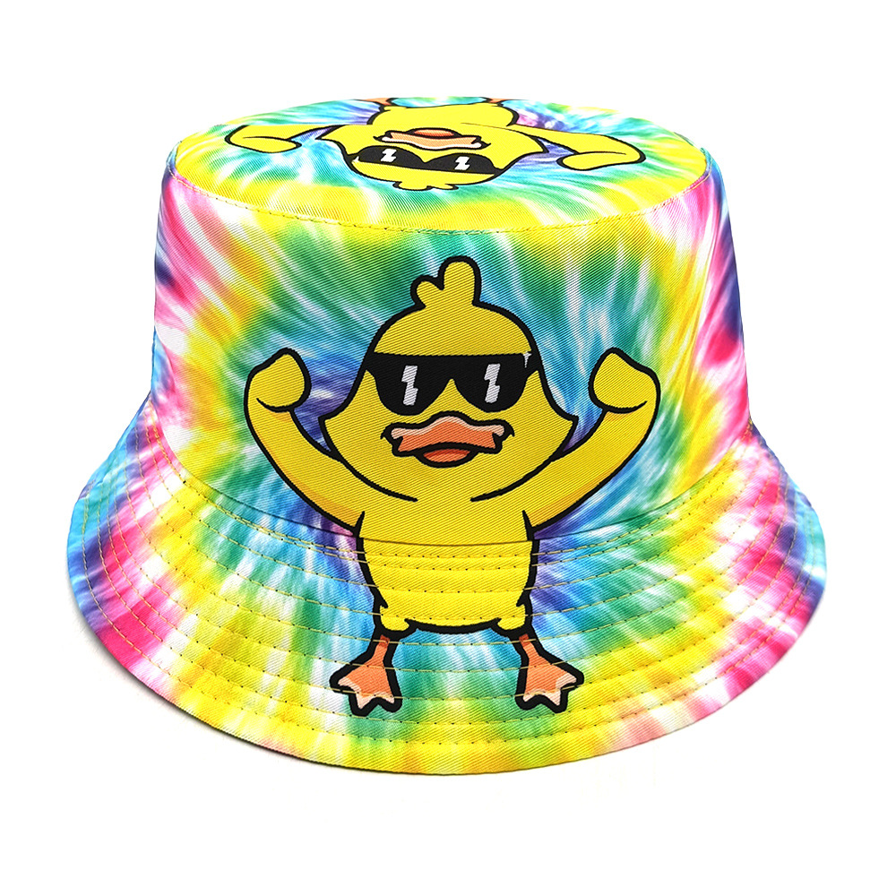 Mens Fashion Bucket Hat - 面白い漫画アヒルプリントバケットハット女性男性夏の屋外旅行日焼け止め漁師帽子ファッション装飾パナマヒップホップ
