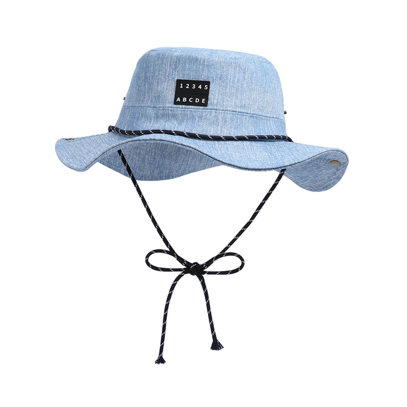 Mens Fashion Bucket Hat - 韓国のファッション男洗浄デニム帽子女性のための屋外ハイキングバケットハットエレガントな夏のキャンプ日焼け止め漁師キャップ