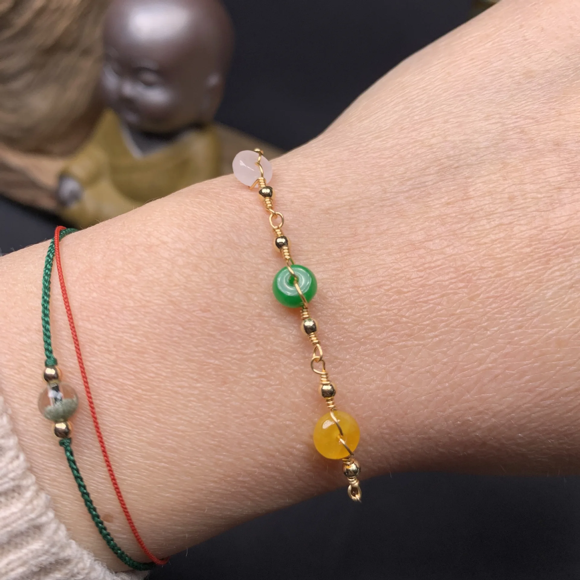 Men'S Fashion Jewelry Bracelets - 翡翠ブレスレット女性用チャームエメラルドファッションバングルギフトナチュラルマンジュエリー幸運のお守り翡翠ギフトチャームデザイナー