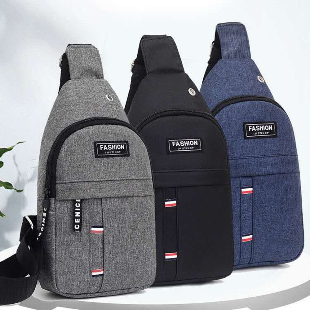 Men Fashion Korean Style - メンズチェストバッグ新ファッション韓国スタイルカジュアルスポーツ防水ショルダークロスボディバッグクロスボディチェストバッグ男性用