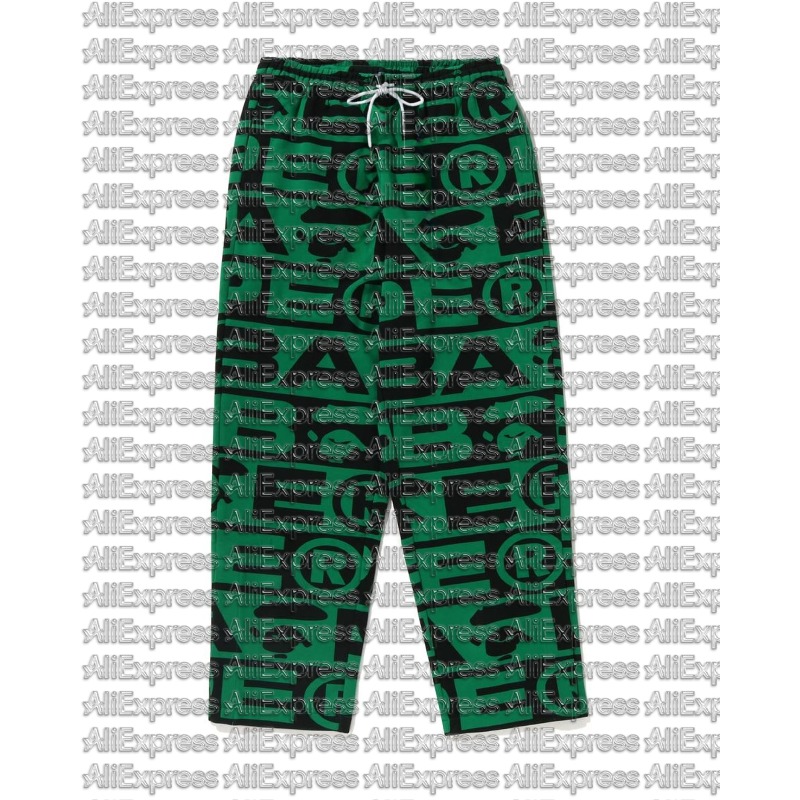 Mens Fashion Trend 2026 - 2026 春夏ホット販売新ファッショントレンドパーソナライズされたプリント 3D グリーンルーズパンツ男性と女性のカジュアルスポーツパンツ