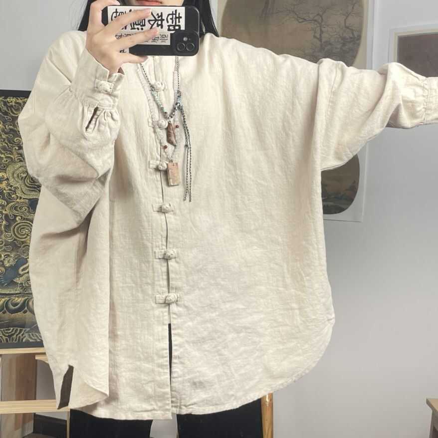 Men Fashion Korean Style - SuperAen 韓国シンプルスタイルソリッドカラーシャツ 2026 秋新襟長袖デザイントップ
