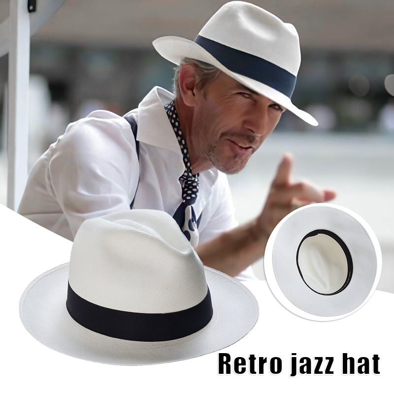 Mens Fashion Bucket Hat - 女性と男性のためのクラシックなパナマハット,ヴィンテージ,ファッショナブル,広いつば,屋外旅行用品