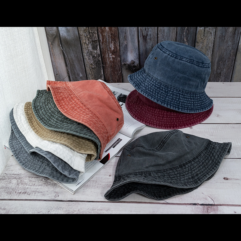 新しいユニセックスバケットハットファッション洗浄デニムキャッ - Mens Fashion Bucket Hat のレビューと価格