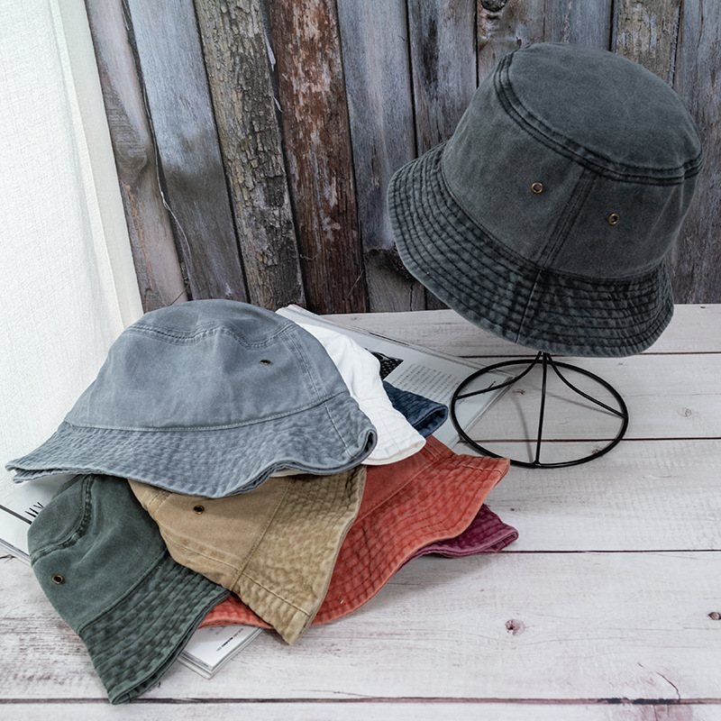 新しいユニセックスバケットハットファッション洗浄デニムキャッ - Mens Fashion Bucket Hat のレビューと価格