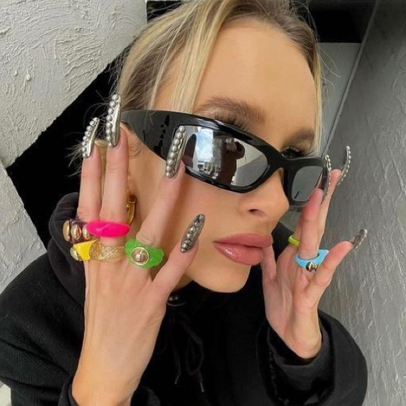 女性メガネ小顔女性のサングラス 2000S 美的 Y2K ス - Mens Fashion In The 2000S のレビューと価格