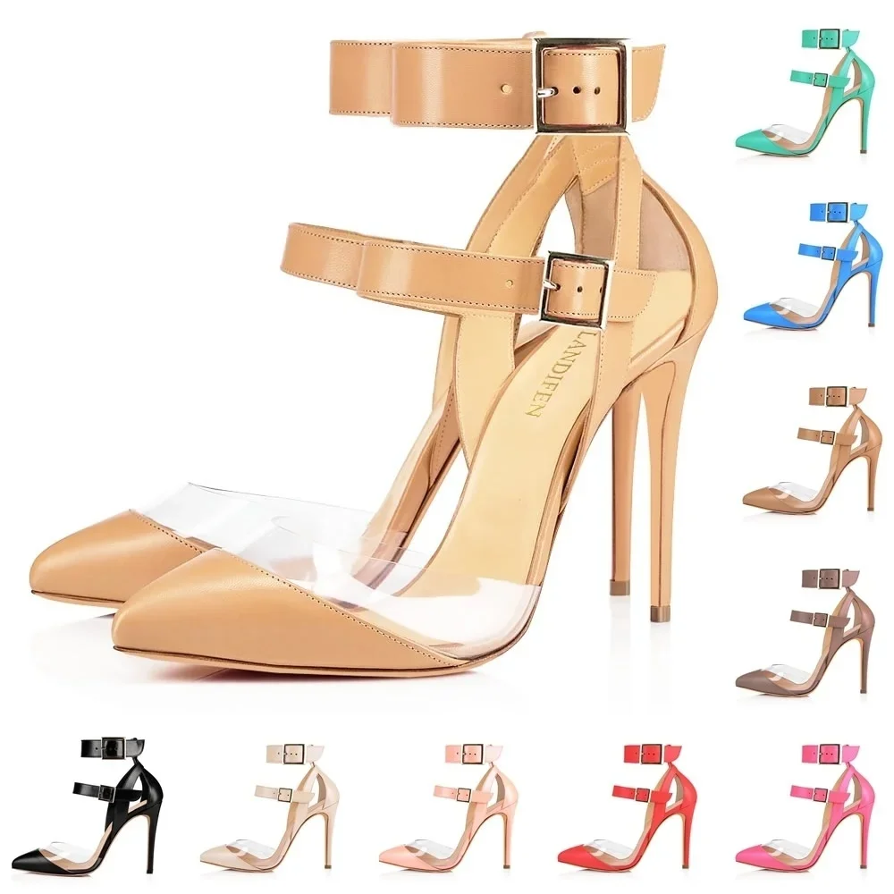 女性用セクシーパンプス スティレット 2026 夏 透明PV - Mens Fashion Dress Shoes のレビューと価格