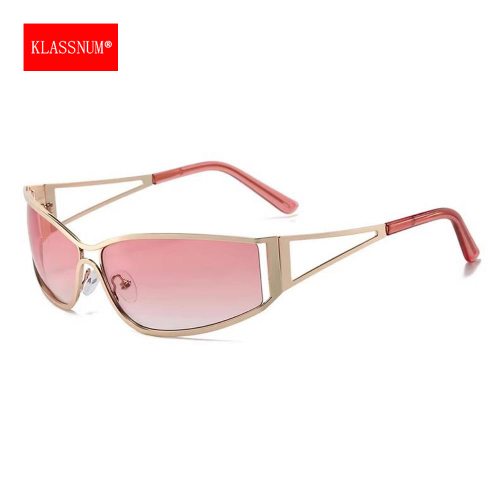 KLASSNUM Y2k シルバーメタルサングラス女性ヴィン - Mens Fashion In The 2000S のレビューと価格