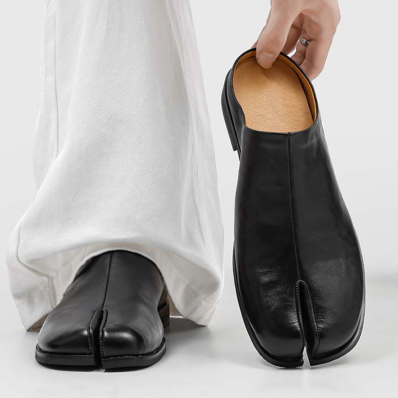 高級デザイナースプリットトゥタビバオトウメンズスリッパファッ - Mens Fashion Chinos のレビューと価格