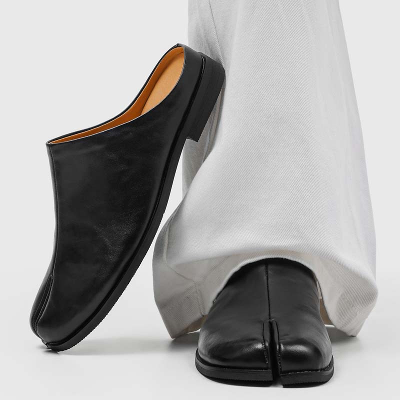 高級デザイナースプリットトゥタビバオトウメンズスリッパファッ - Mens Fashion Chinos のレビューと価格