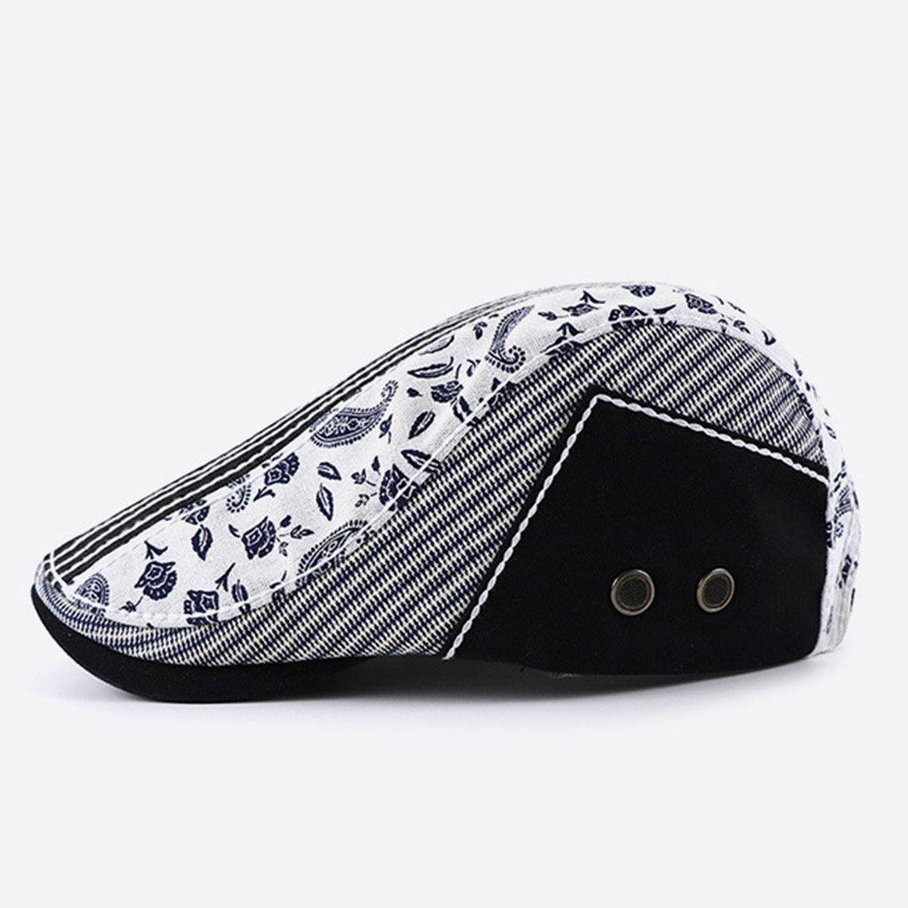ファッションフラットペイズリーニュースボーイハット男性用ロー - Men'S Fashion Roaring 20S のレビューと価格