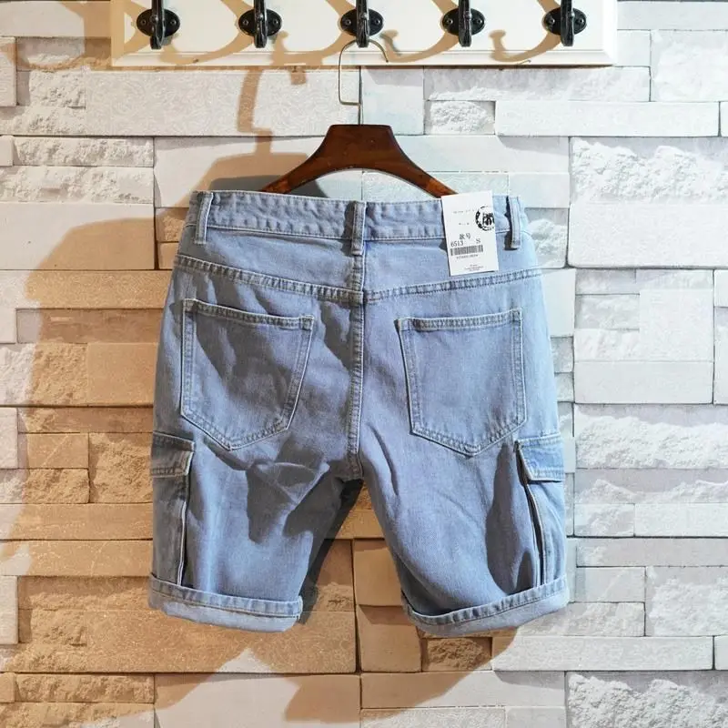 メンズルーズストレートショートジーンズパンツ、ワイドマンデニ - Jeans Pants Fashion Men のレビューと価格
