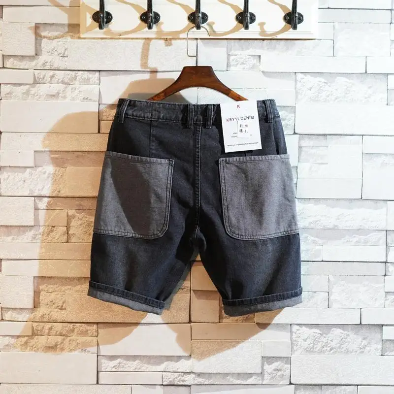 メンズルーズストレートショートジーンズパンツ、ワイドマンデニ - Jeans Pants Fashion Men のレビューと価格