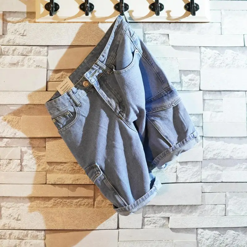 メンズルーズストレートショートジーンズパンツ、ワイドマンデニ - Jeans Pants Fashion Men のレビューと価格