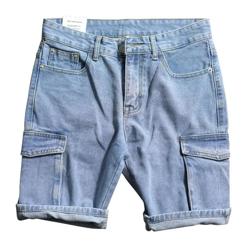 メンズルーズストレートショートジーンズパンツ、ワイドマンデニ - Jeans Pants Fashion Men のレビューと価格