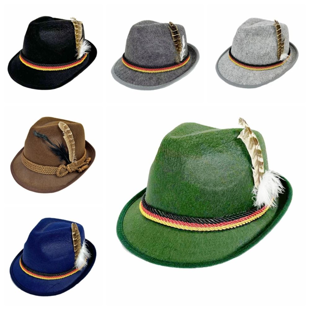 ファッションドレスアップオクトーバーフェスト帽子フェドーラ帽 - Mens Fashion Bucket Hat のレビューと価格