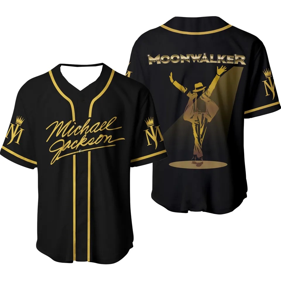 2026マイケル・ジャクソン ムーンウォーカー ブラックゴー - Mens Fashion Baseball Jersey のレビューと価格