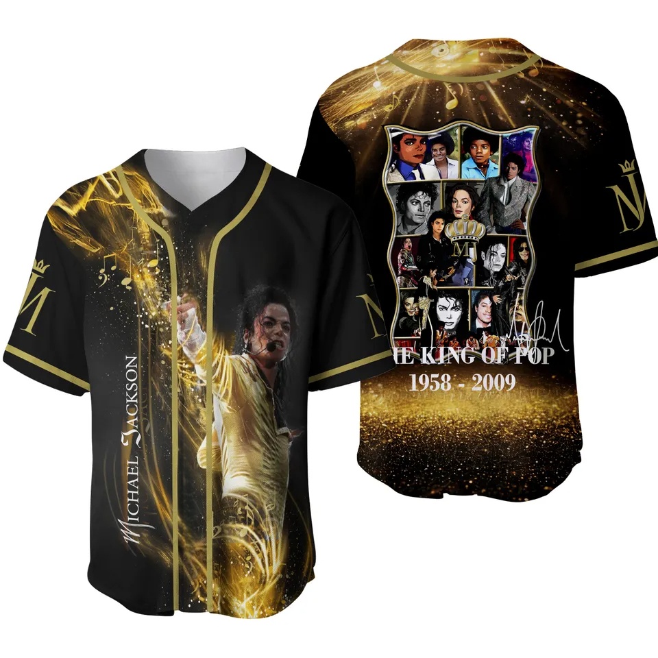2026マイケル・ジャクソン ムーンウォーカー ブラックゴー - Mens Fashion Baseball Jersey のレビューと価格