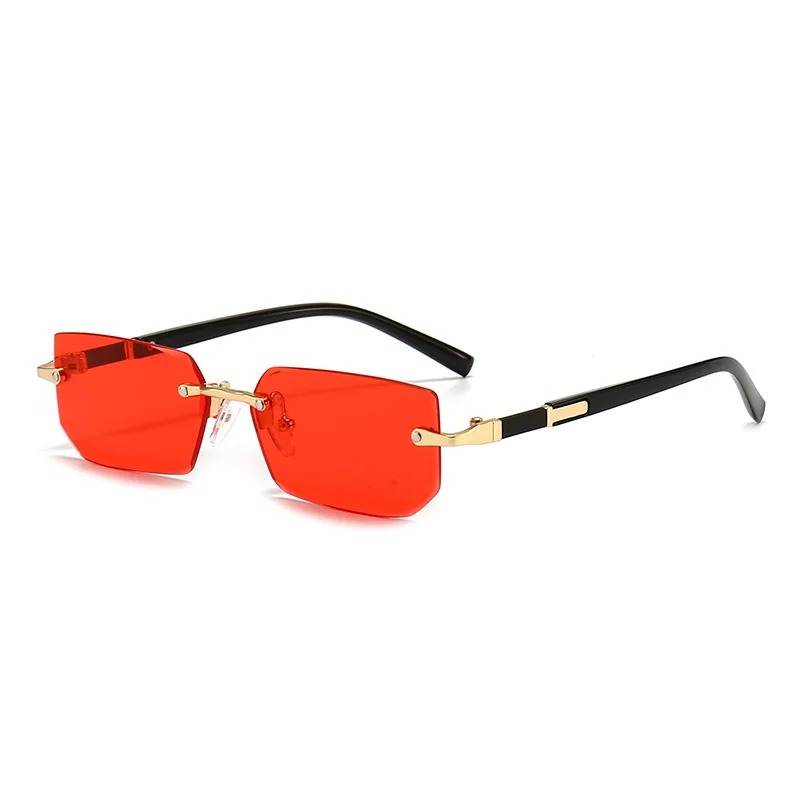 ファッションリムレスサングラス男性女性人気フレームレスサング - Men'S Fashion Rimless Glasses のレビューと価格
