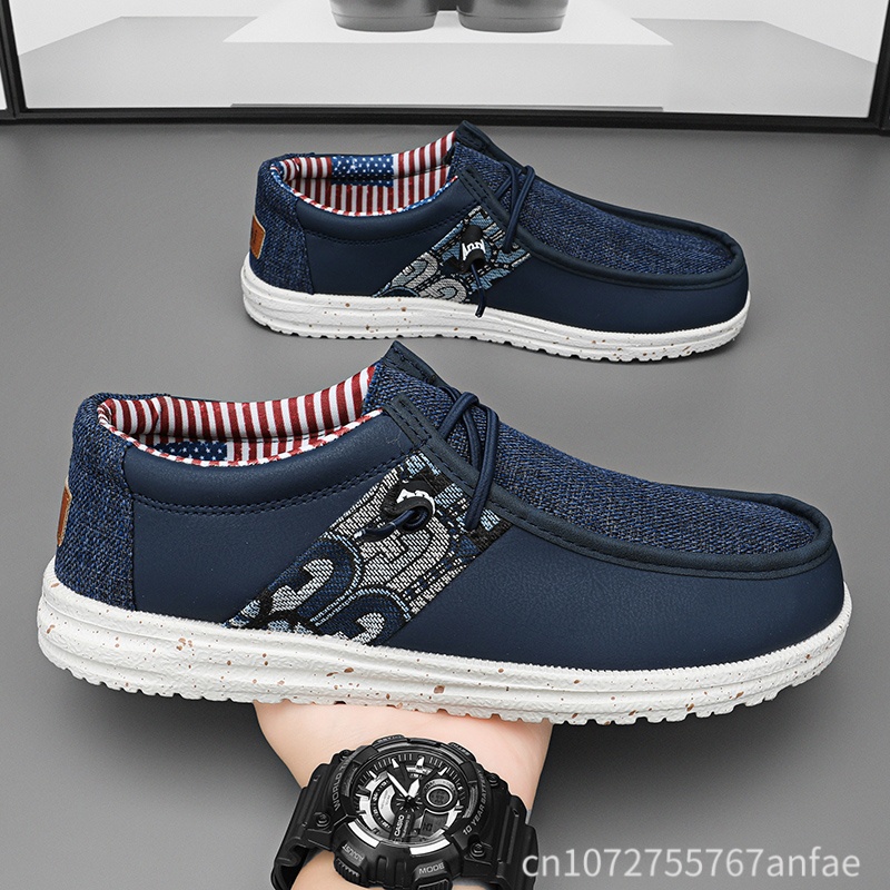 ホット販売ブルー/ブラック男性ローファーファッションコンフォ - Men'S Fashion Loafers Shoes のレビューと価格