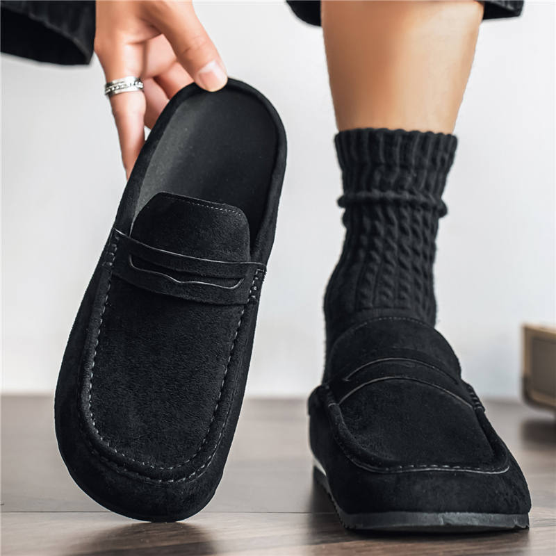 カップル向け通気性ウォーキングシューズ、レザーローファー、ハ - Men'S Fashion Loafers Shoes のレビューと価格