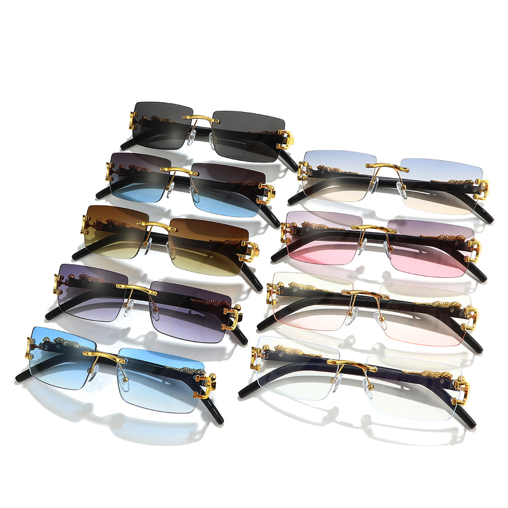 1 個ファッションヴィンテージリムレスサングラス女性男性グラ - Men'S Fashion Rimless Glasses のレビューと価格