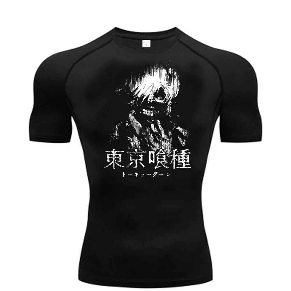 東京グール tシャツ 速乾性 ジム フィットネス 夏 エモ  - Mens Fashion In The 2000S のレビューと価格