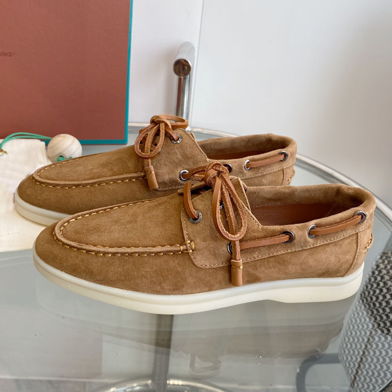 高品質本革フラットシューズカップルローファートレンドヴィンテ - Men'S Fashion Loafers Shoes のレビューと価格