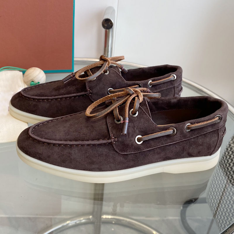 高品質本革フラットシューズカップルローファートレンドヴィンテ - Men'S Fashion Loafers Shoes のレビューと価格