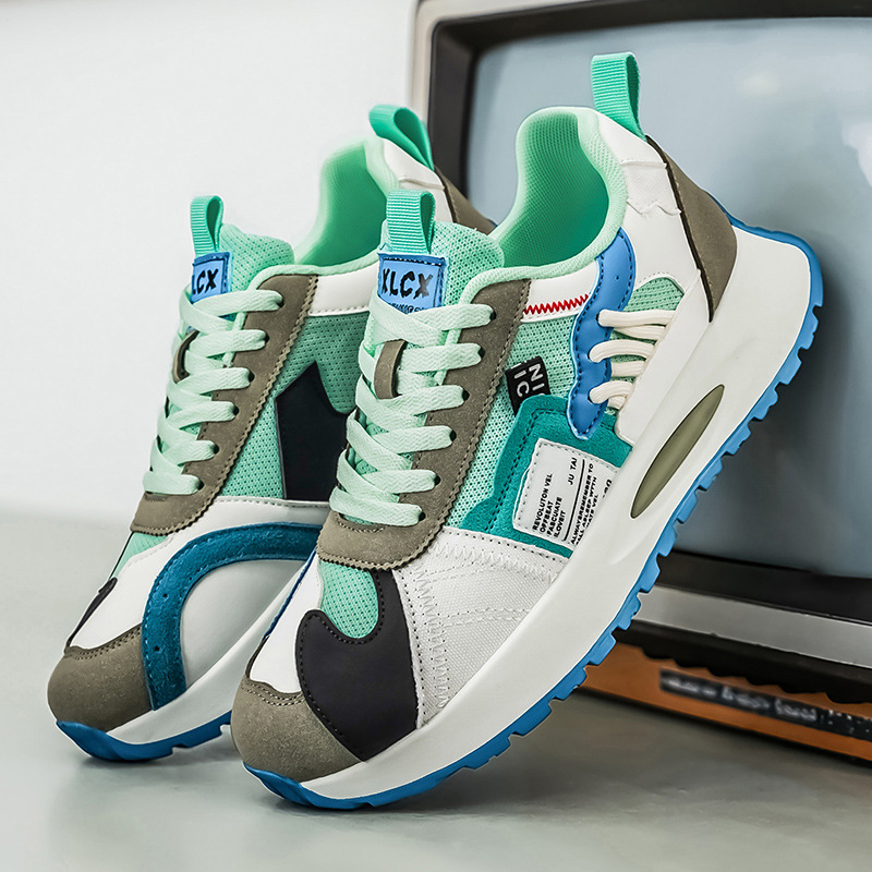 メンズ韓国風トレンドホワイトスニーカー、若者向けファッショナ - Men Fashion Korean Style のレビューと価格