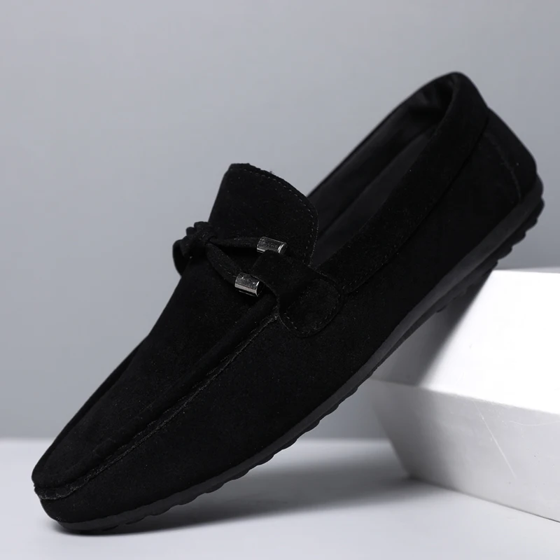 男性カジュアルシューズファッションメンズシューズ手作りスエー - Men'S Fashion Loafers Shoes のレビューと価格