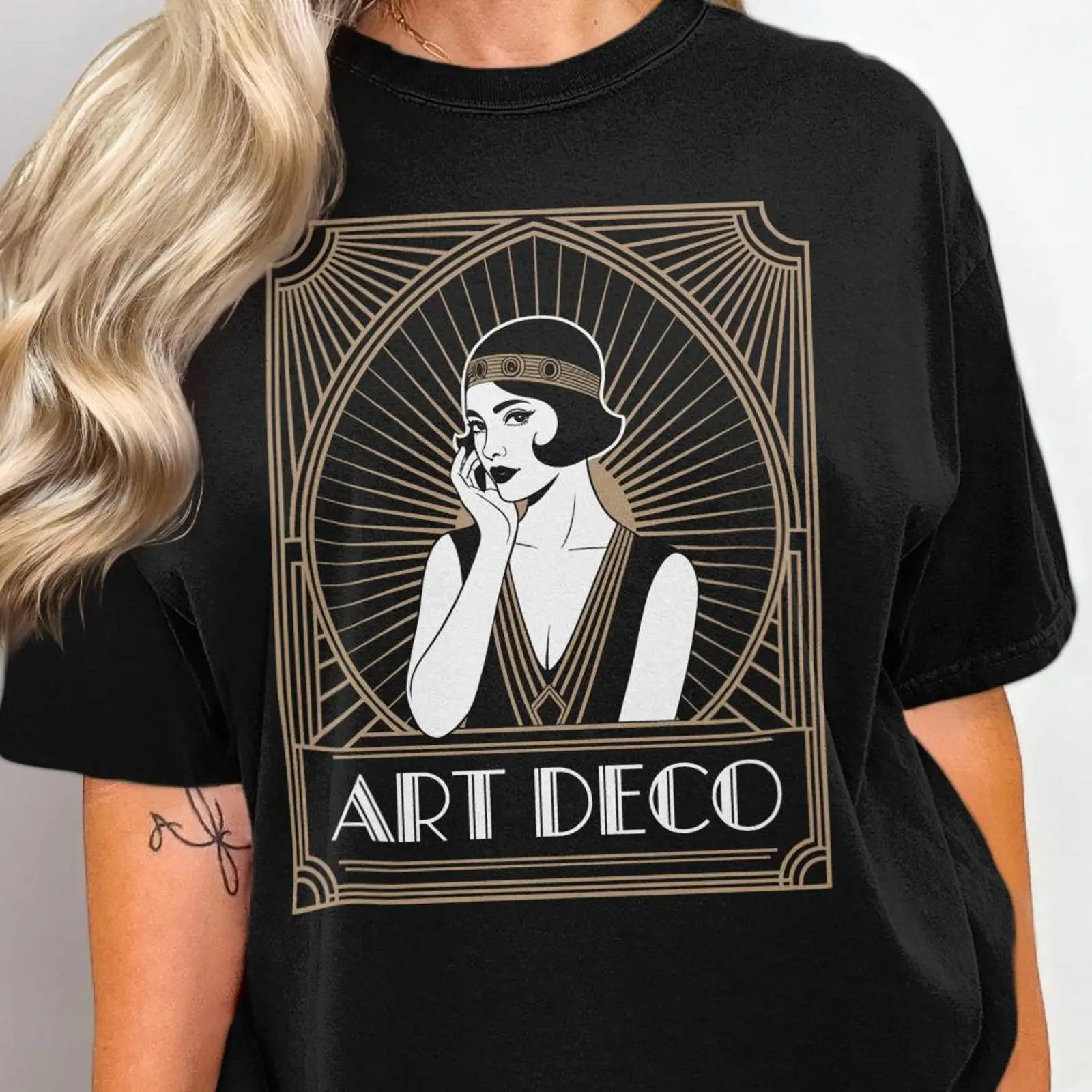 アールデコ フラッパーガール Tシャツ 20年代ファッション - Men'S Fashion Roaring 20S のレビューと価格