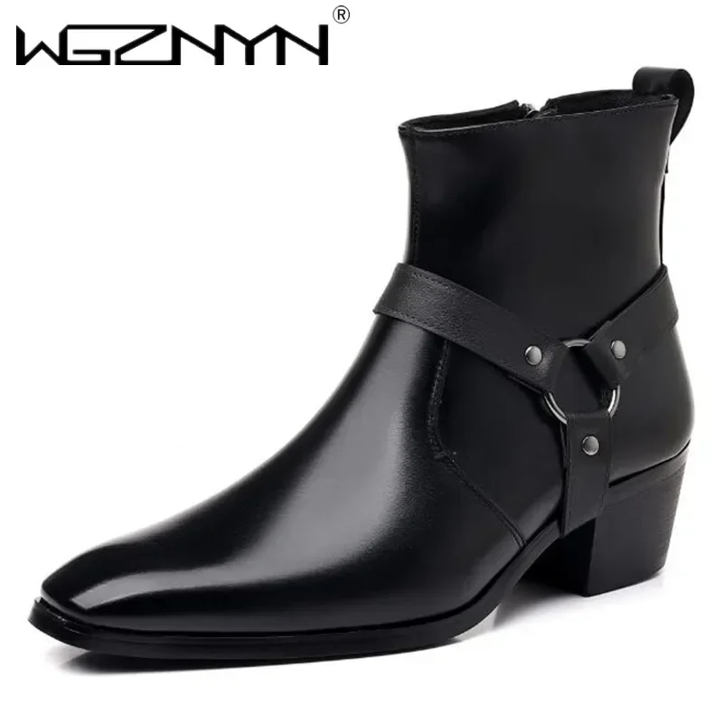 2026 メンズファッションデザイナーチェルシーブーツ高級高 - Mens Fashion Dress のレビューと価格