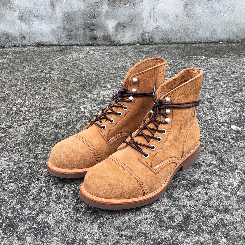 ニューメンズシューズ高級ブランドヴィンテージメンズブーツ牛革 - Mens Fashion Dress Shoes のレビューと価格