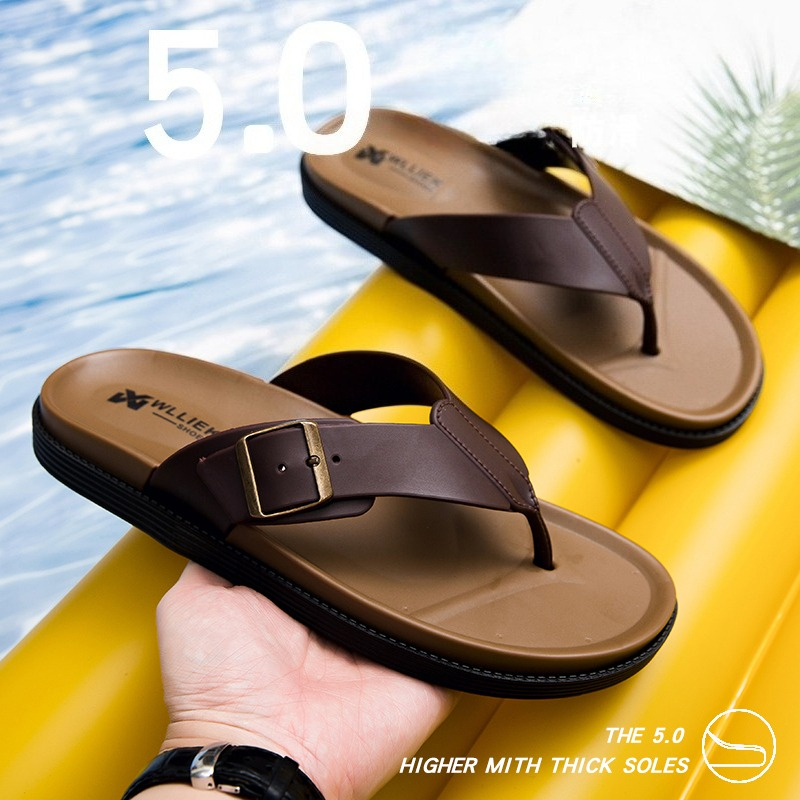 2026年新作 韓国風 スリッパ メンズ 夏用 ビーチサンダ - Men Fashion Korean Style のレビューと価格