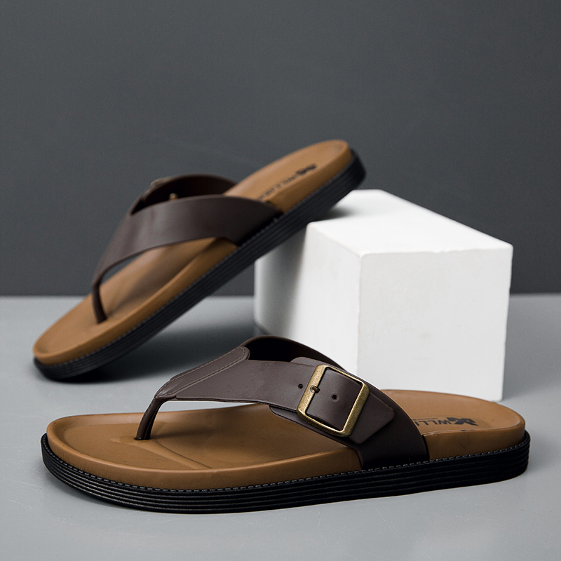 2026年新作 韓国風 スリッパ メンズ 夏用 ビーチサンダ - Men Fashion Korean Style のレビューと価格