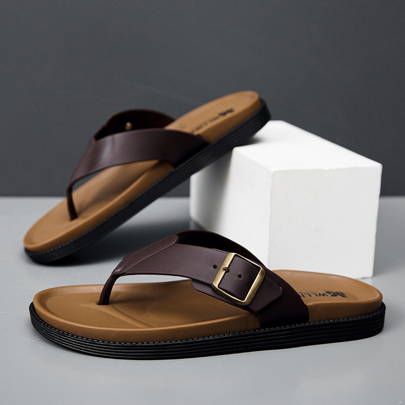 2026年新作 韓国風 スリッパ メンズ 夏用 ビーチサンダ - Men Fashion Korean Style のレビューと価格
