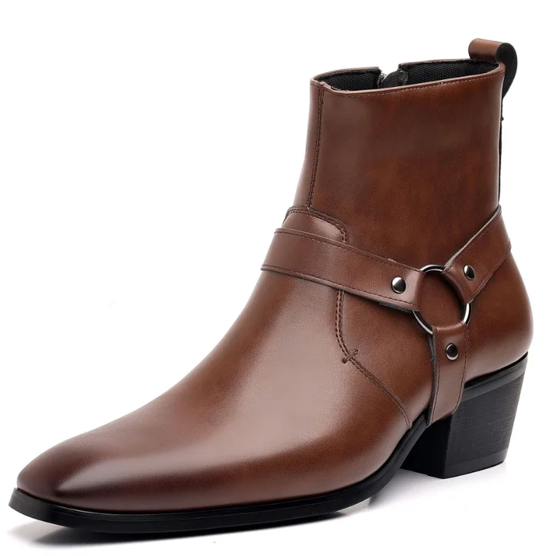 メンズブーツファッションデザイナーチェルシーブーツ高級高品質 - Mens Fashion Dress Shoes のレビューと価格