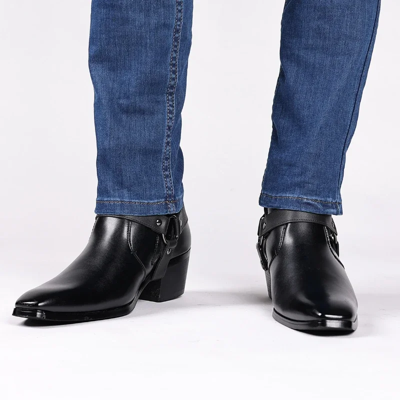 メンズブーツファッションデザイナーチェルシーブーツ高級高品質 - Mens Fashion Dress Shoes のレビューと価格