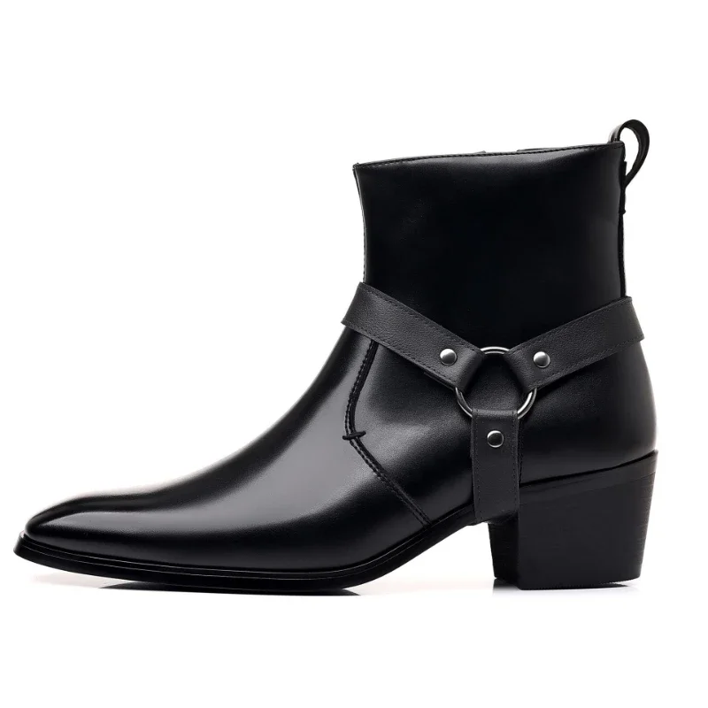 メンズブーツファッションデザイナーチェルシーブーツ高級高品質 - Mens Fashion Dress Shoes のレビューと価格
