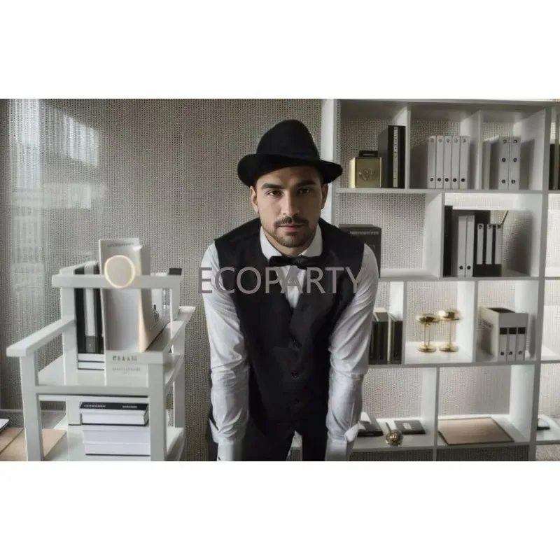 ギャツビー-男性用のギャングスターベスト,フェドーラ帽子,蝶 - Men'S Fashion Roaring 20S のレビューと価格