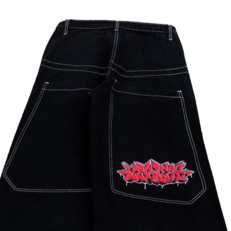 アメリカンファッションヒップホップ特大ルーズジーンズ女性スト - Jeans Pants Fashion Men のレビューと価格