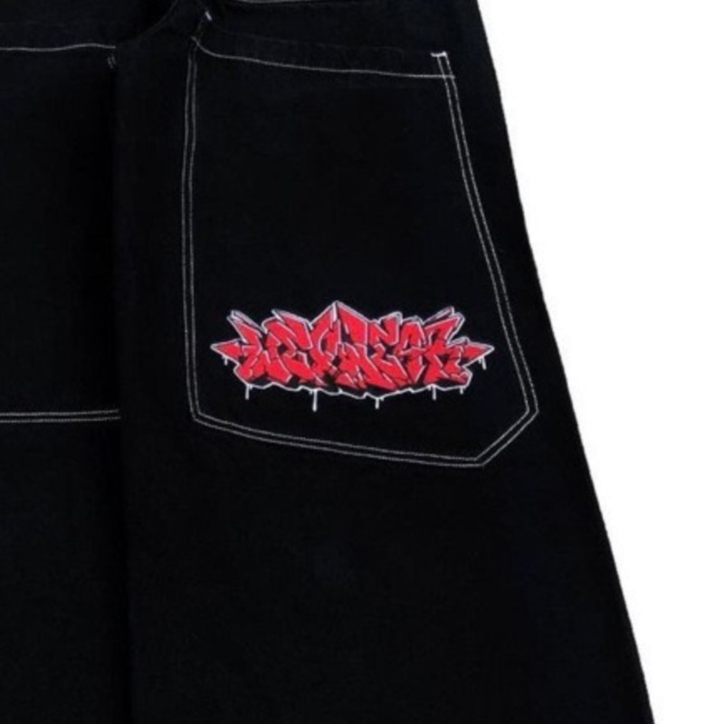 アメリカンファッションヒップホップ特大ルーズジーンズ女性スト - Jeans Pants Fashion Men のレビューと価格