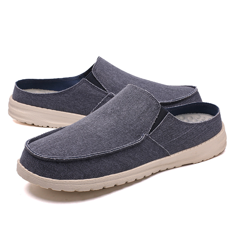 裸足の男カジュアル靴カバー軽量とローファー通気性ハーフドラッ - Men'S Fashion Loafers Shoes のレビューと価格