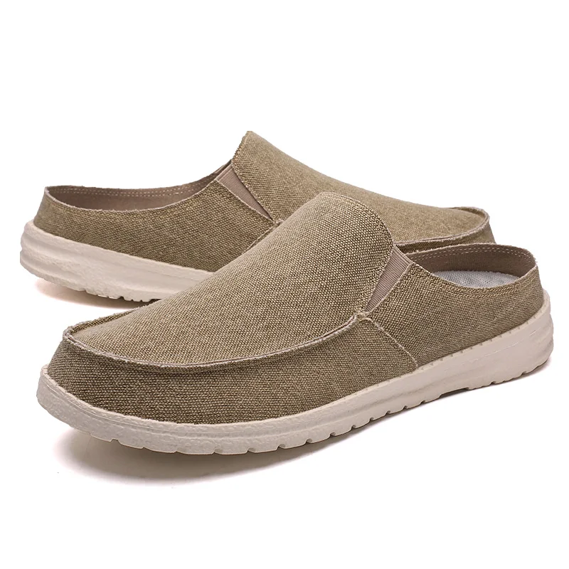 裸足の男カジュアル靴カバー軽量とローファー通気性ハーフドラッ - Men'S Fashion Loafers Shoes のレビューと価格