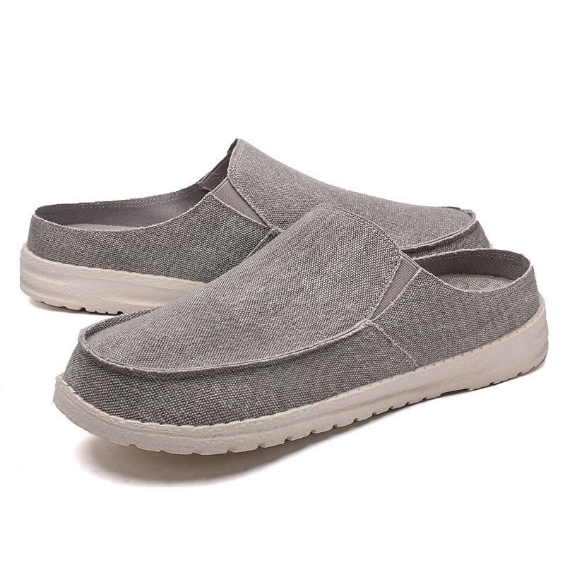 裸足の男カジュアル靴カバー軽量とローファー通気性ハーフドラッ - Men'S Fashion Loafers Shoes のレビューと価格