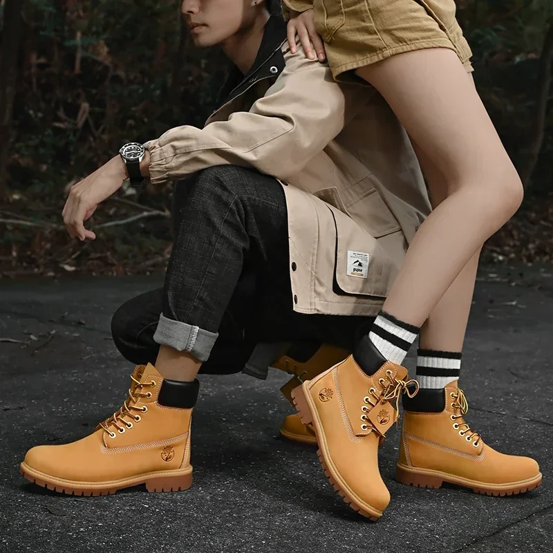 ブーツ メンズ ハイカットブーツ 高品質 レディース レザー - Mens Fashion Chinos のレビューと価格