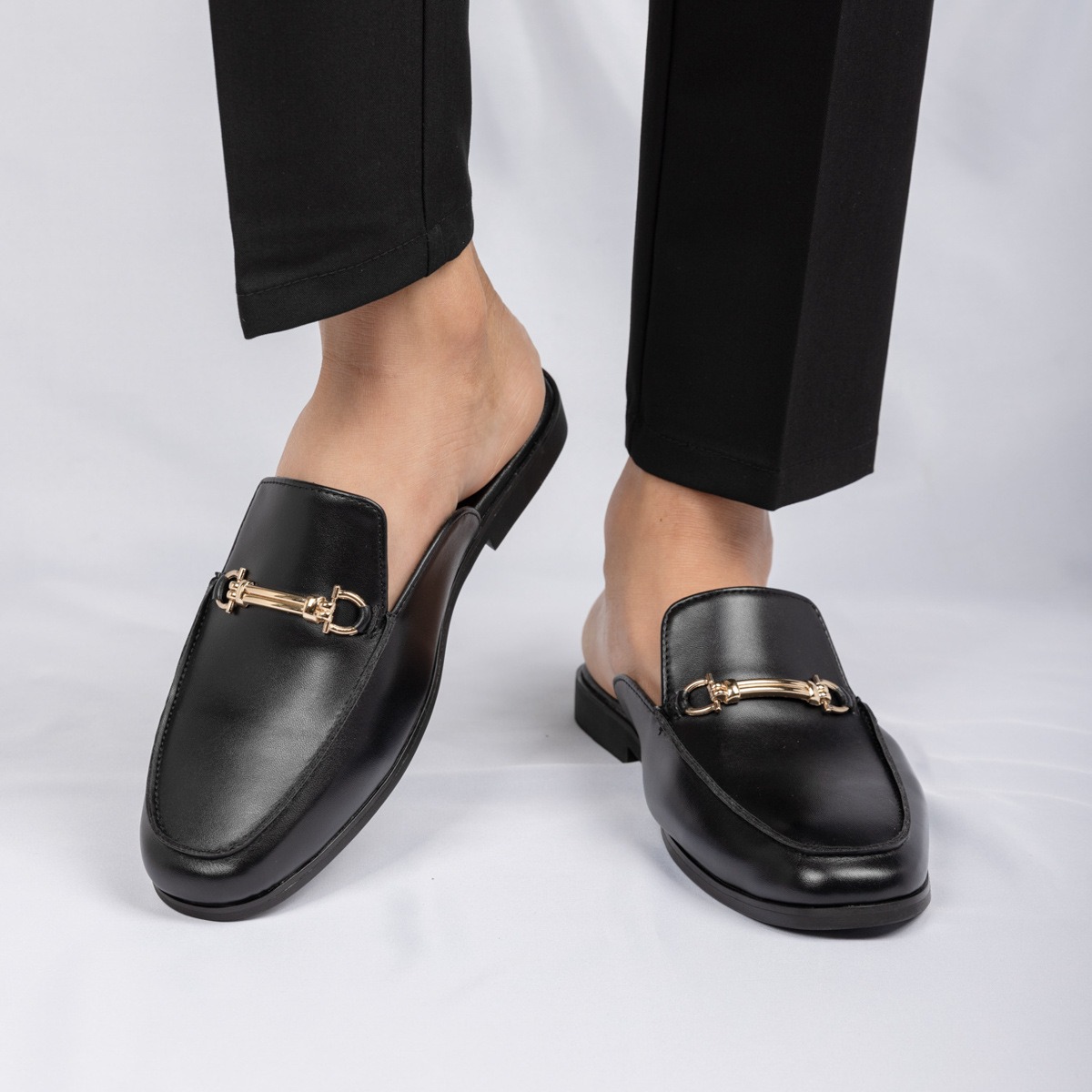 38-47サイズのミュールシューズ、メンズホースビットローフ - Men'S Fashion Loafers Shoes のレビューと価格