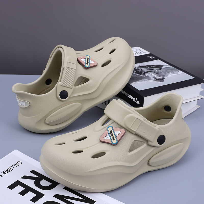 夏のカップル下駄スリッパ男性女性厚いプラットフォームサンダル - Men Fashion Korean Style のレビューと価格