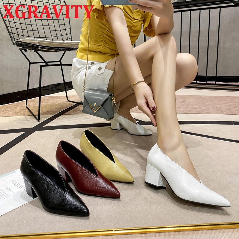 レディースシューズ 2026 春靴 ポインテッドトゥ チャン - Mens Fashion Dress Shoes のレビューと価格